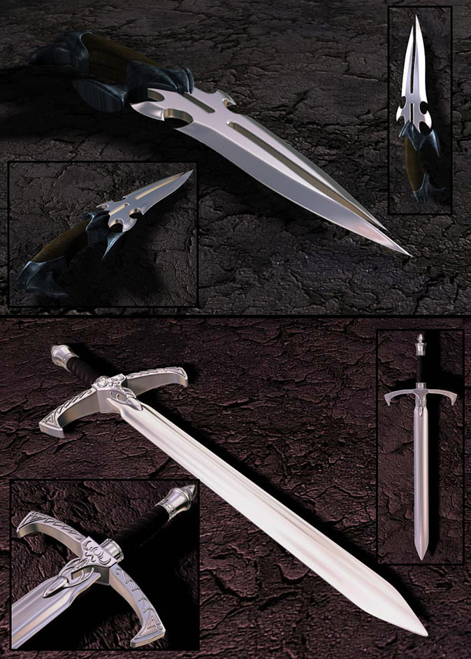 gl-3D-sword-dagger